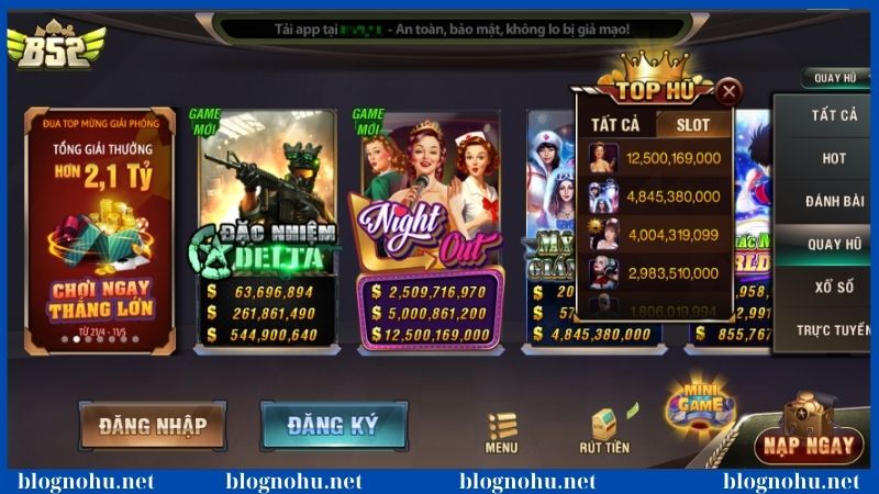 B52Club là vương quốc game slot đổi thưởng đỉnh của chóp