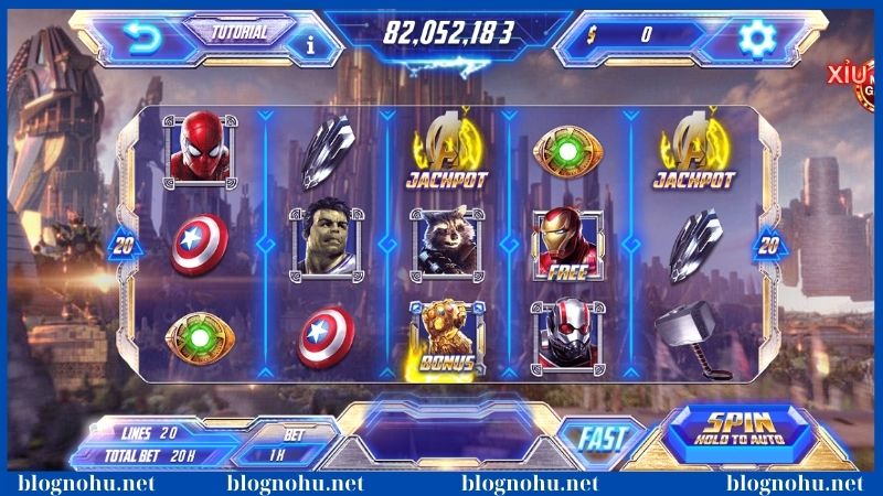 Nổ hũ Loc Club - Khám phá những game slot đẳng cấp châu Á 3 Avengers luôn nằm trong top game hàng đầu tại nổ hũ Loc Club