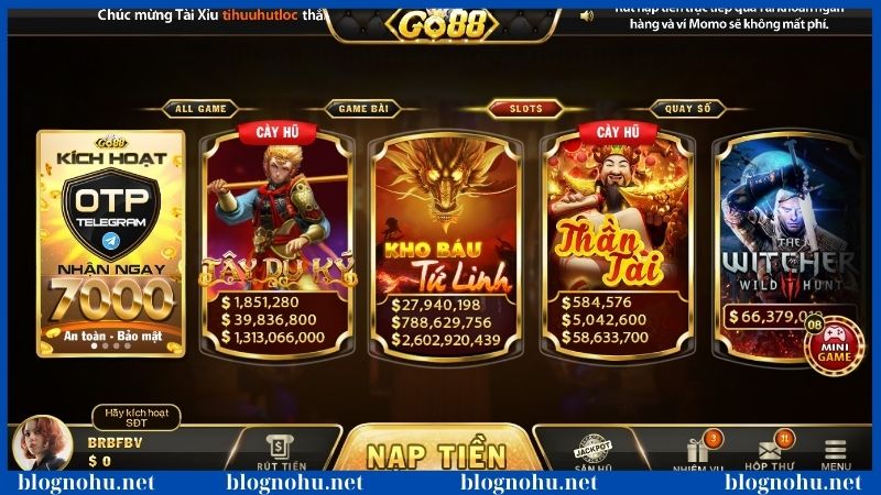 Nổ hũ Go88 - Cơ hội nhận jackpot hũ thưởng hàng tỷ đồng 1 Cơ hội nhận jackpot tại nổ hũ Go88 hàng tỷ đồng