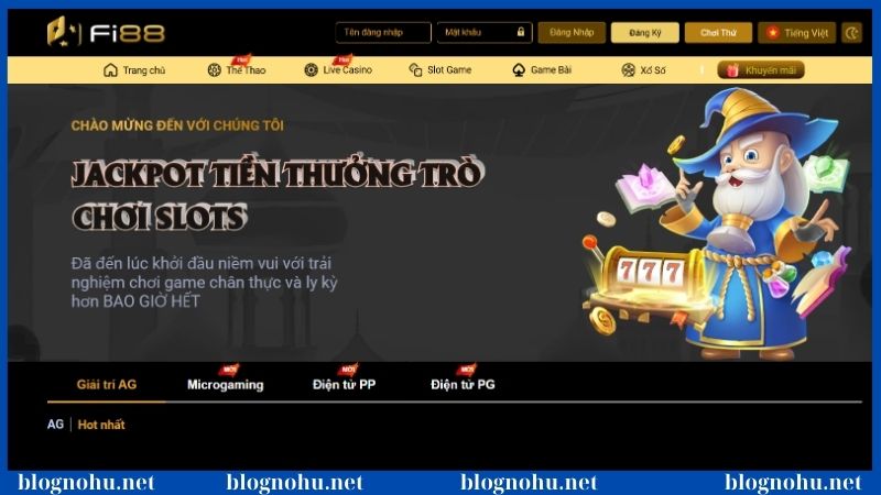 Nổ hũ Fi88 - Sân chơi mang đến hàng loạt siêu phẩm slot 1 Nổ hũ Fi88 mang đến hàng loạt siêu phẩm slot