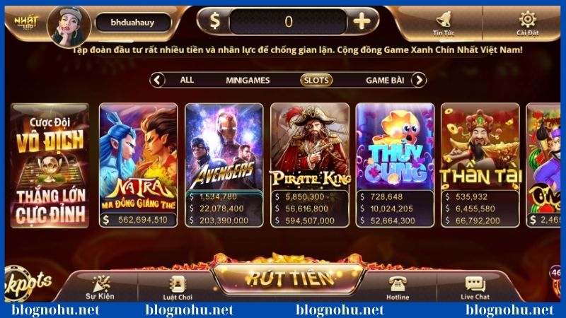 Nổ hũ Nhatvip - Thử vận may với nền tảng slot hàng đầu 1 Thử vận may với cổng game nổ hũ Nhatvip hàng đầu